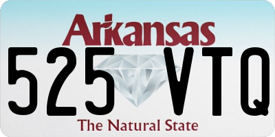 AR license plate 525VTQ