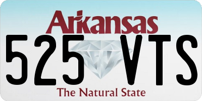 AR license plate 525VTS