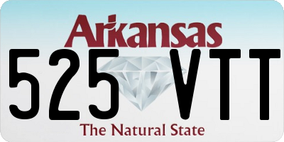 AR license plate 525VTT