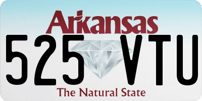 AR license plate 525VTU