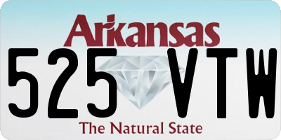 AR license plate 525VTW