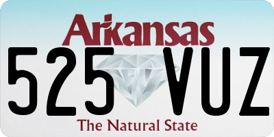 AR license plate 525VUZ