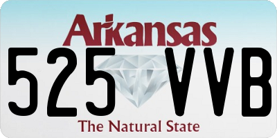 AR license plate 525VVB