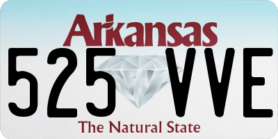 AR license plate 525VVE
