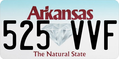 AR license plate 525VVF