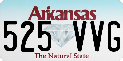 AR license plate 525VVG