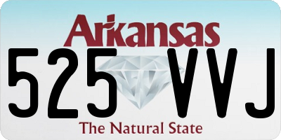 AR license plate 525VVJ