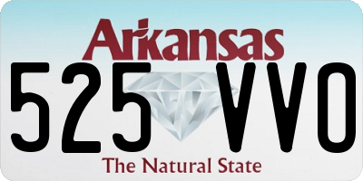 AR license plate 525VVO