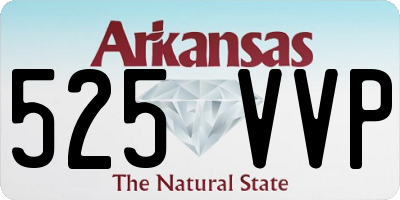 AR license plate 525VVP