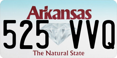 AR license plate 525VVQ