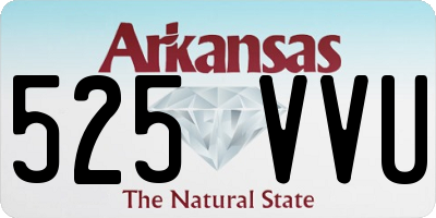 AR license plate 525VVU