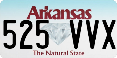 AR license plate 525VVX