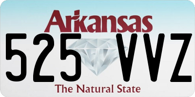 AR license plate 525VVZ
