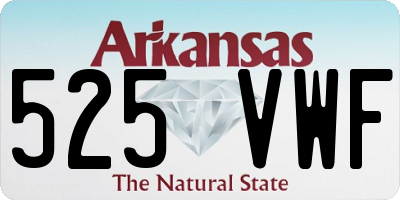 AR license plate 525VWF