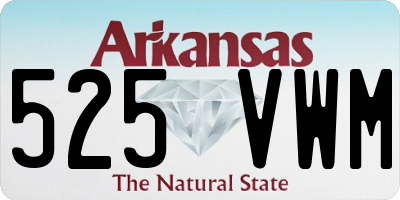 AR license plate 525VWM