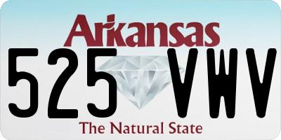AR license plate 525VWV