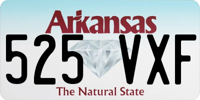 AR license plate 525VXF