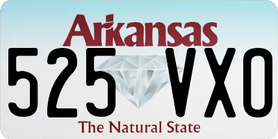 AR license plate 525VXO
