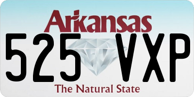AR license plate 525VXP