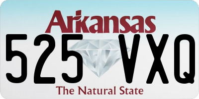 AR license plate 525VXQ