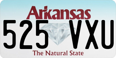 AR license plate 525VXU