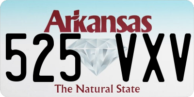 AR license plate 525VXV