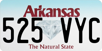 AR license plate 525VYC