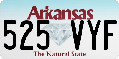 AR license plate 525VYF