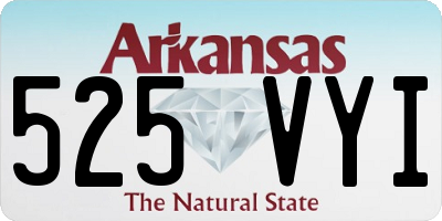 AR license plate 525VYI
