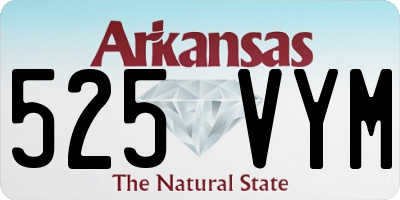 AR license plate 525VYM