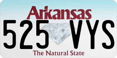 AR license plate 525VYS