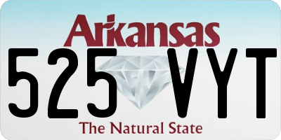 AR license plate 525VYT
