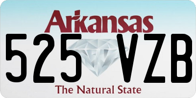 AR license plate 525VZB