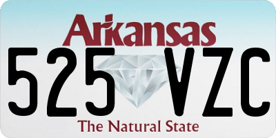 AR license plate 525VZC