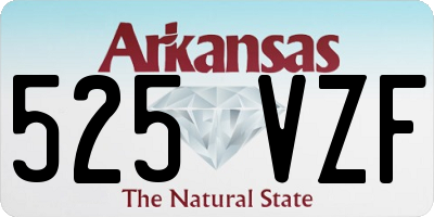 AR license plate 525VZF