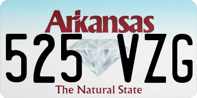 AR license plate 525VZG