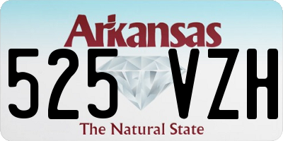 AR license plate 525VZH