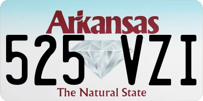 AR license plate 525VZI