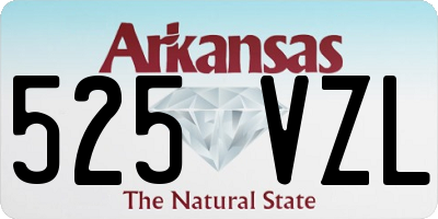 AR license plate 525VZL