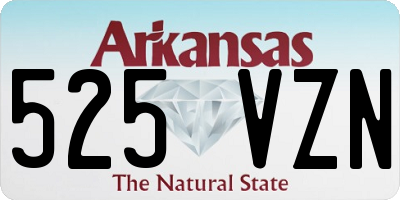 AR license plate 525VZN