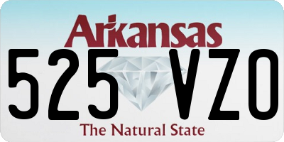 AR license plate 525VZO