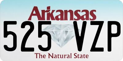 AR license plate 525VZP