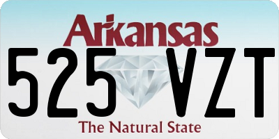 AR license plate 525VZT