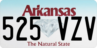 AR license plate 525VZV