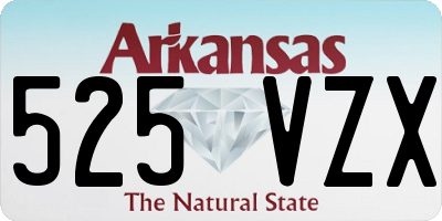 AR license plate 525VZX