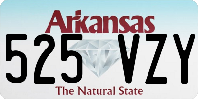 AR license plate 525VZY