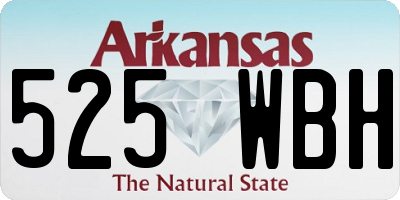 AR license plate 525WBH