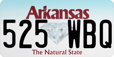 AR license plate 525WBQ