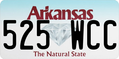 AR license plate 525WCC