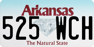 AR license plate 525WCH